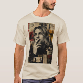 T-shirt graphique vintage grunge pour hommes