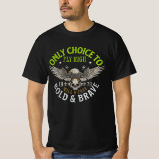 T-shirt graphique volante en gras et brave aux ois