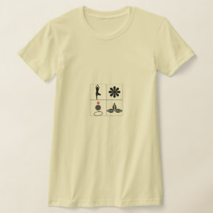 T-Shirt Graphique YOGA – Tee-shirt Minimaliste de 