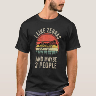 T-shirt Graphique Zèbres Zèbres Zoo Animal