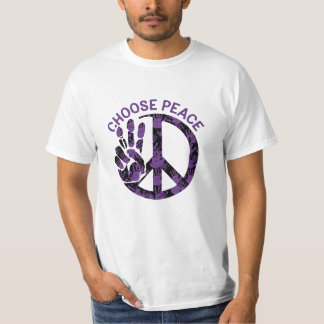 T-shirt Graphiques audacieux et fantaisistes de paix