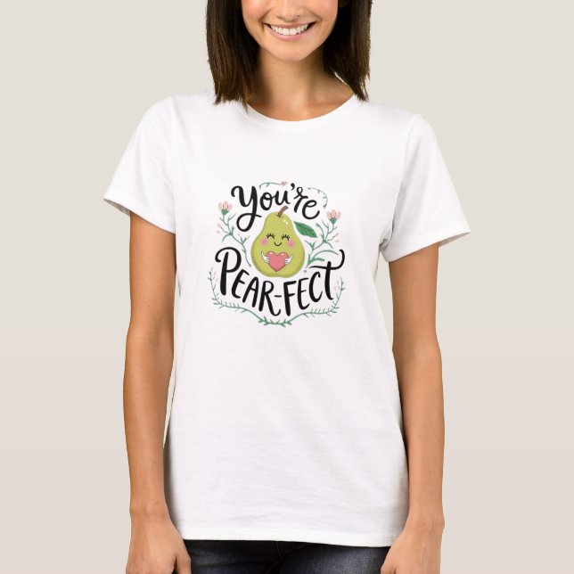 T-shirt Graphiques de poires adorables pour les fans de Ka (Devant)