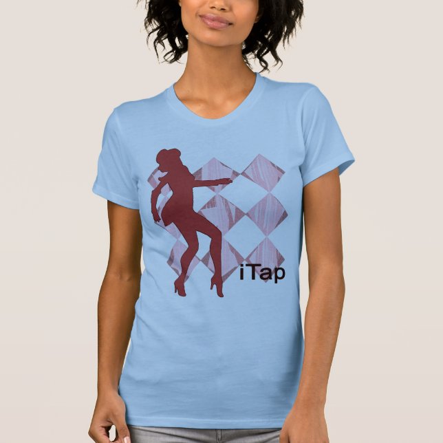 T-shirt graphiques du gallon | iPod d'iTap pour le robinet (Devant)