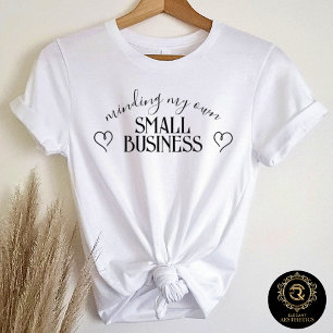 T-shirt Graphisme Affaires Décontractées « Je m'occupe de 