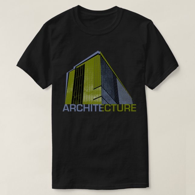 T-shirt Graphisme d'Architecture (Design devant)