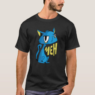 T-shirt Graphisme de chat meh pour chat
