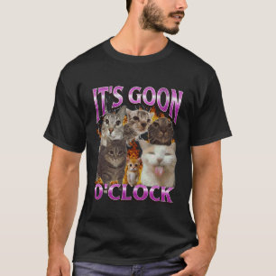 T-shirt Graphisme de contrefaçon de mème de chat drôle de