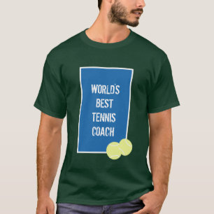 T-shirt Graphisme de court de tennis personnalisé