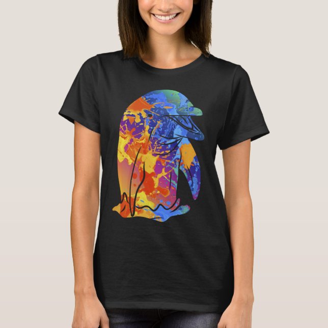 T-shirt Graphisme de dauphin - Joli dauphin animal océaniq (Devant)