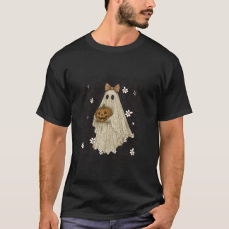 T-shirt Graphisme de fantôme d'Halloween en attente