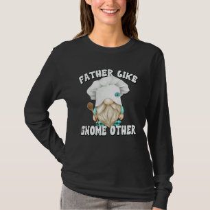 T-shirt Graphisme de gnome de cuisine pour hommes disant P
