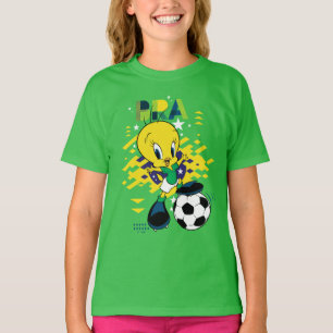 T-shirt Graphisme de l'équipe du Brésil de football TWEETY