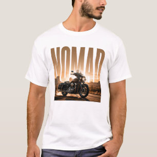 T-shirt Graphisme de moto de tourisme de luxe Nomade