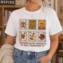 Graphisme de timbre-poste vintage d'automne pour e