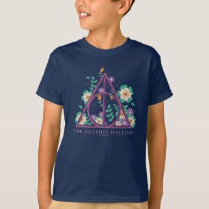 T-shirt Graphisme des hirondelles mortes florales