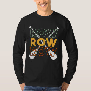 T-shirt Graphisme d'expert en aviron rétro en bateau à ram