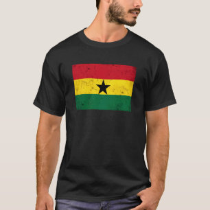 T-shirt Graphisme du drapeau du Ghana pour hommes femmes e