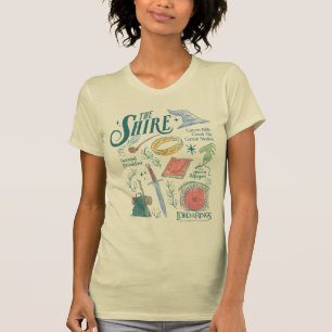 T-shirt Graphisme en collage aquarelle THE SHIRE™