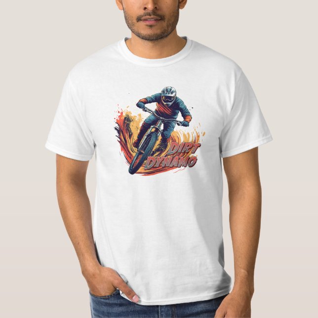 T-shirt Graphisme et texte de descente (Devant)