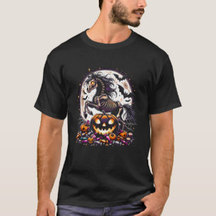 T-shirt Graphisme Filles Cheval Squelette Halloween Effray