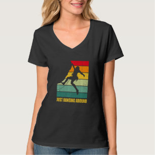 T-shirt Graphisme Juste à Traîner Bouldering Rocher Clim