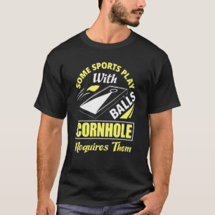 T-shirt Graphisme sportif Cornhole Hommes Femmes Enfants