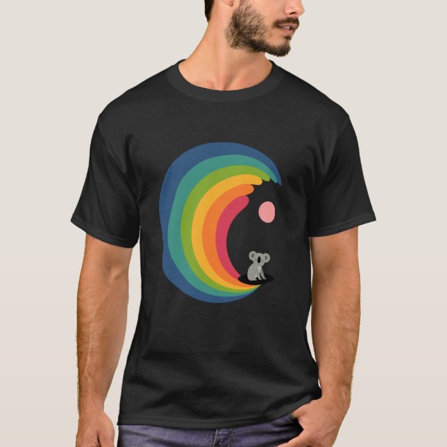 T-shirt Graphisme Threadless Andy Westface Dream Surfer (Devant)