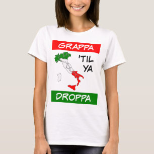 T-shirt Grappa Til Ya Droppa Tricolore Italie Drapeau