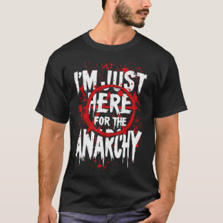 T-shirt Gras Anarchy, instruction Rebellious Punk Style De