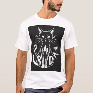 T-shirt Gras BAD Cat Art
