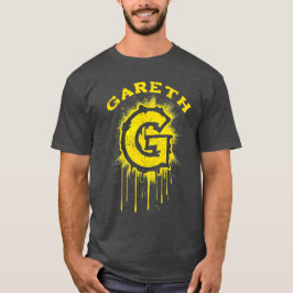 T-shirt Gras et urbain - Graffiti G Monogramme initial