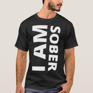 T-shirt Gras Je Suis Sobre Conception Pour Récupération So
