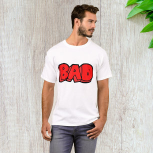 T-shirt Gras rouge mauvais style de graffiti