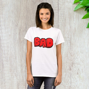 T-shirt Gras rouge mauvais style de graffiti