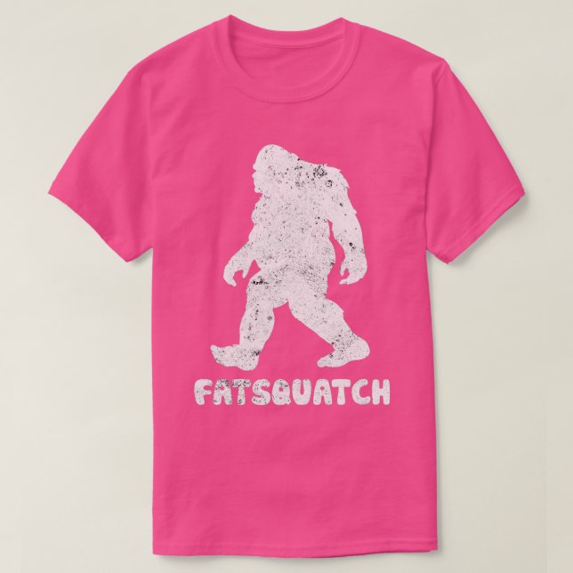 T-shirt Gras Sasquatch Bigfoot (Design devant)