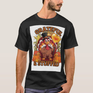 T-shirt Grateful & Stuffed : La recette parfaite pour Merc