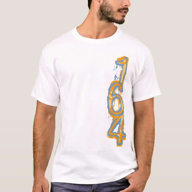 T-shirt gratitude 164 en or (Devant)