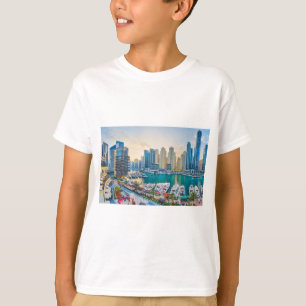 T-shirt gratte-ciel moderne de Dubaï Corniche