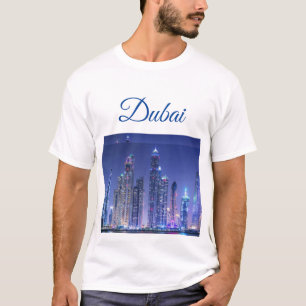 T-shirt gratte-ciel moderne de Dubaï Corniche