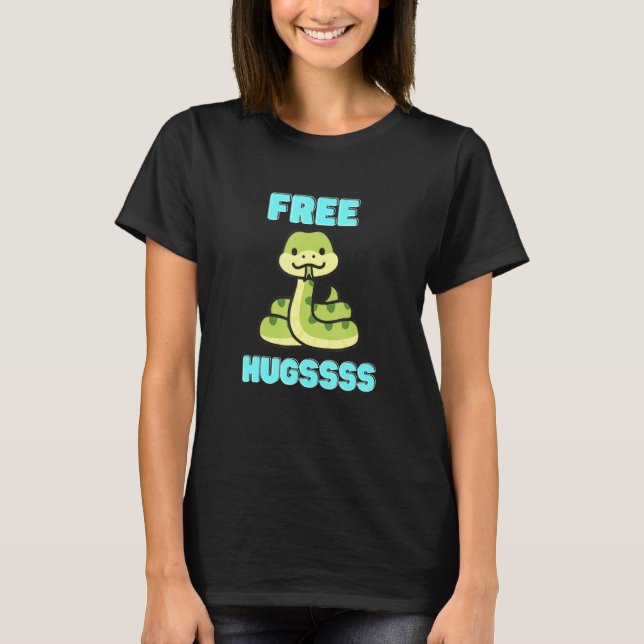 T-shirt Gratuit Hugssss mignon serpent Facebook (Devant)