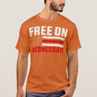 T-shirt Gratuit Le Mercredi Funny 2024