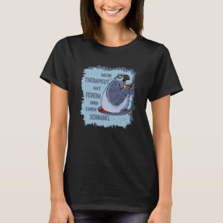 T-shirt Graupapagei Therapeut - Lustiges Geschenk
