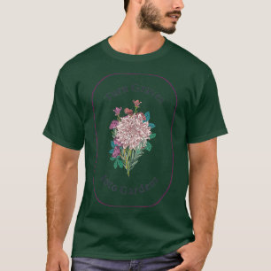 T-shirt Graves dans les jardins église chrétienne floral