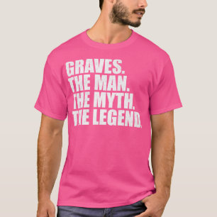 T-shirt Graves Nom de famille Graves Nom de famille Graves