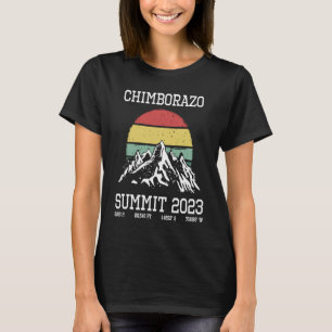 T-shirt Gravi le sommet de Chimborazo 2023 Randonnée au so