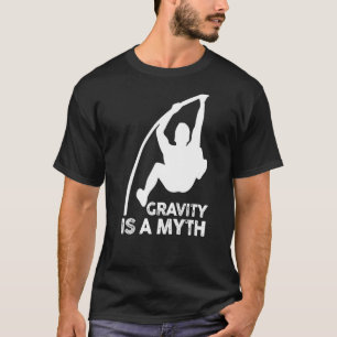 T-shirt Gravité de la voûte de pôle et du pare-chocs de te