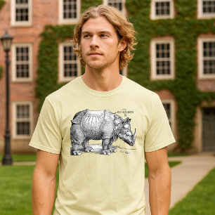 T-shirt Gravure sur bois de rhinocéros par Albrecht Dürer