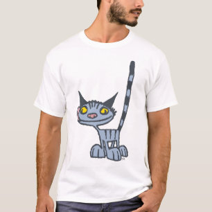 T-shirt Gray Cute et Cool Kitty