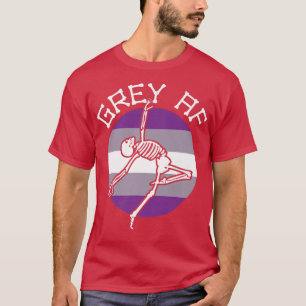 T-shirt Grayseual Gay Squelette non binaire Amour