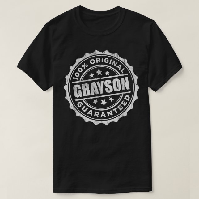 T-shirt Grayson 100 Original Garanti  (Design devant)
